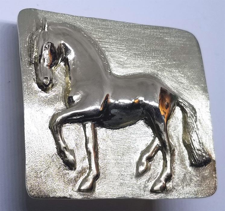 Baroque Horse Piaffe Buckle - Tempi Design Studio