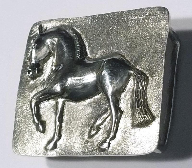 Baroque Horse Piaffe Buckle - Tempi Design Studio