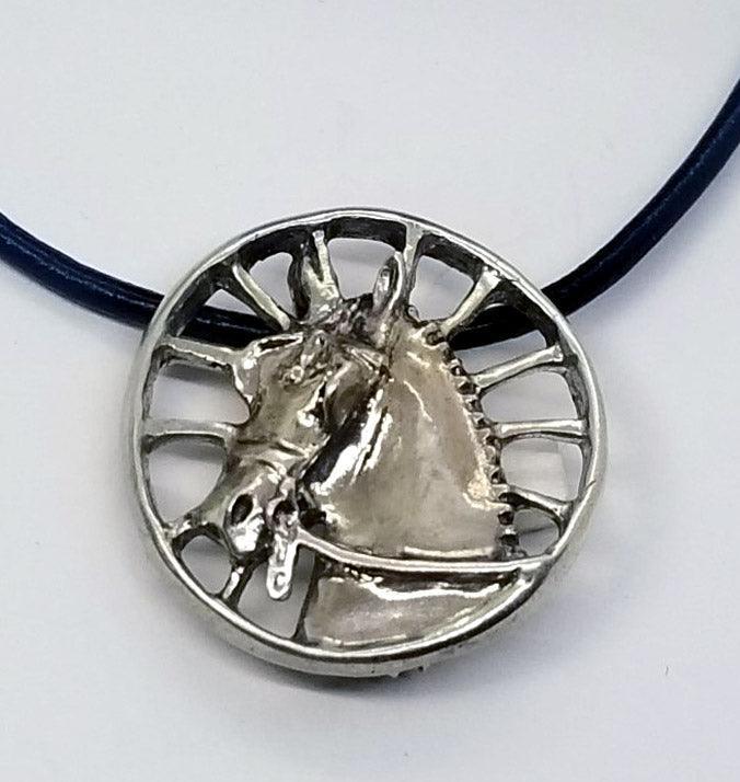 Carriage Horse Pendant / Pin Medium - Tempi Design Studio