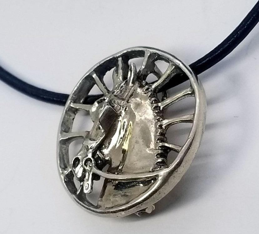 Carriage Horse Pendant / Pin Medium - Tempi Design Studio