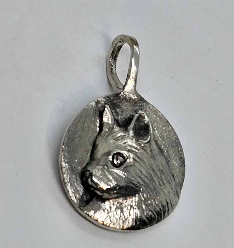 Cat Profile Pendant Medium