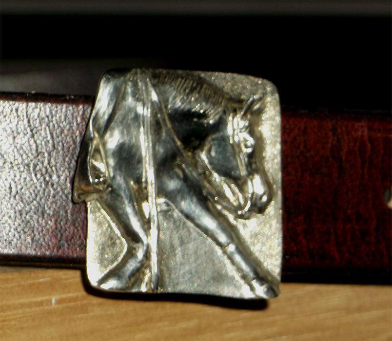 Western Reining Horse Buckle - Tempi Design Studio