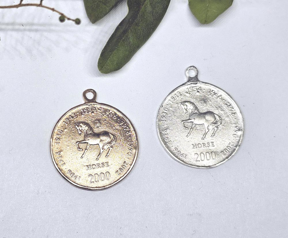 Year of the Horse Zodiac Coin replica